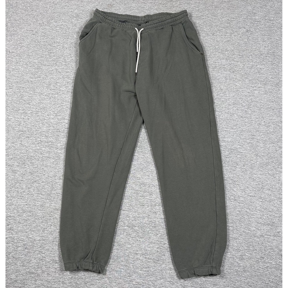 Vuori Jogger Sweatpants Mens Size XL Green Gray French Terry Athlesiure Lounge